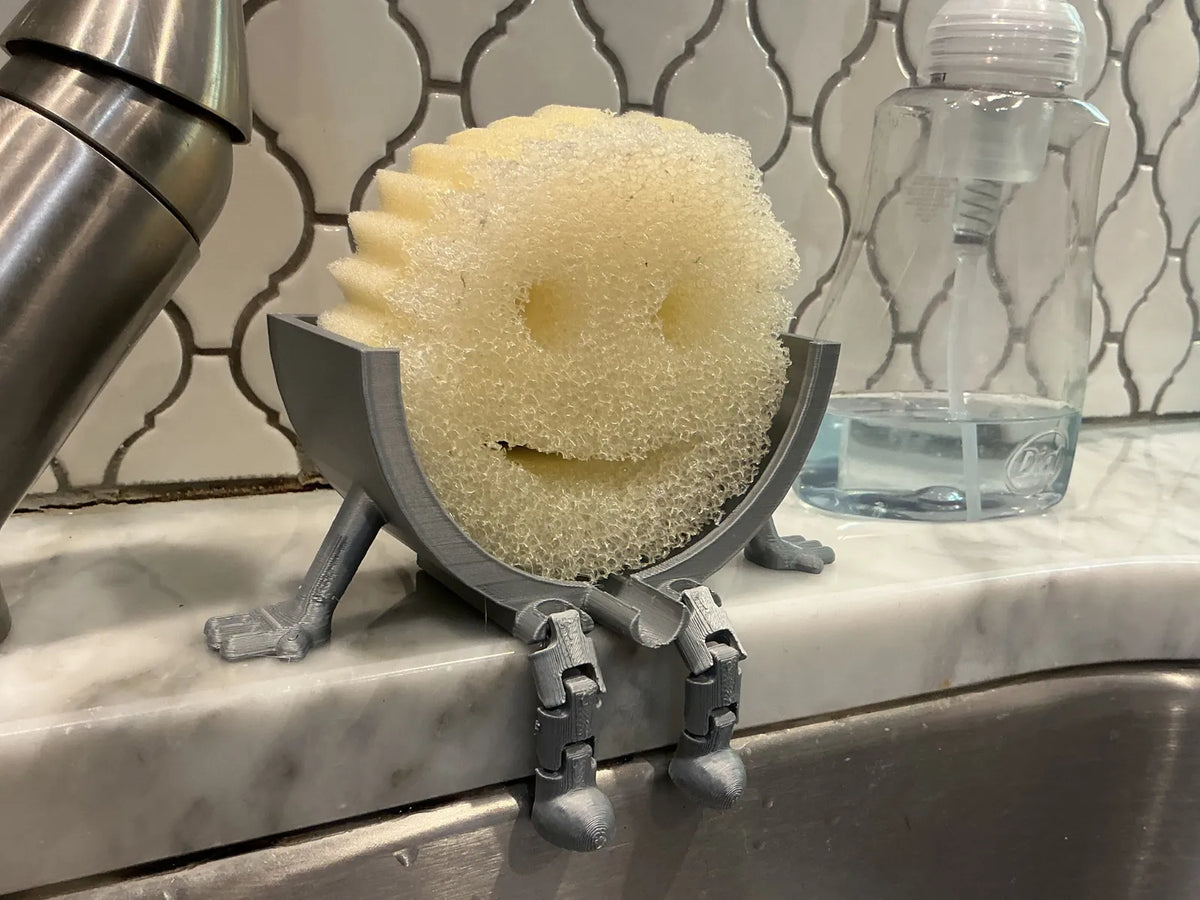 3D Printed Smiling Sponge Holder