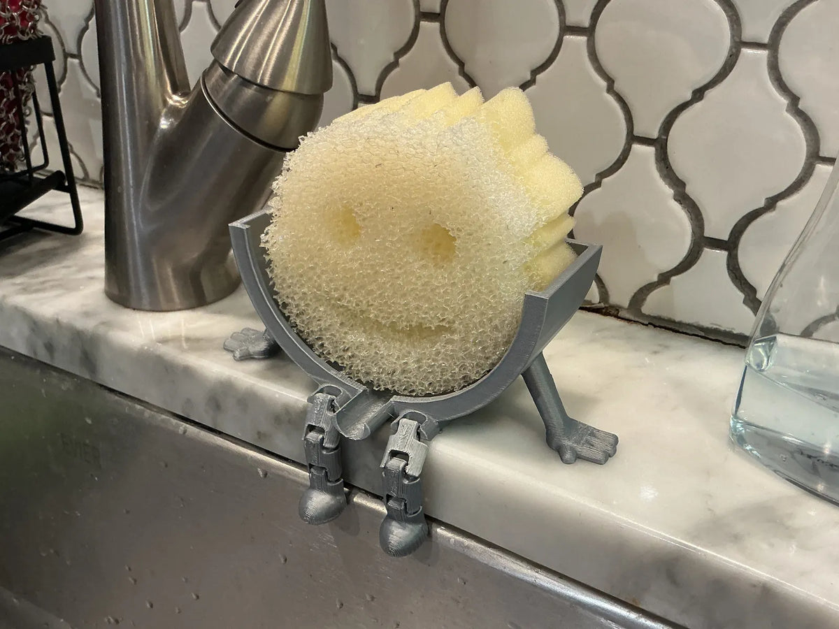 3D Printed Smiling Sponge Holder