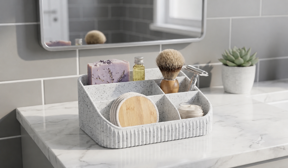 3D Printed Bathroom Counter Organizer