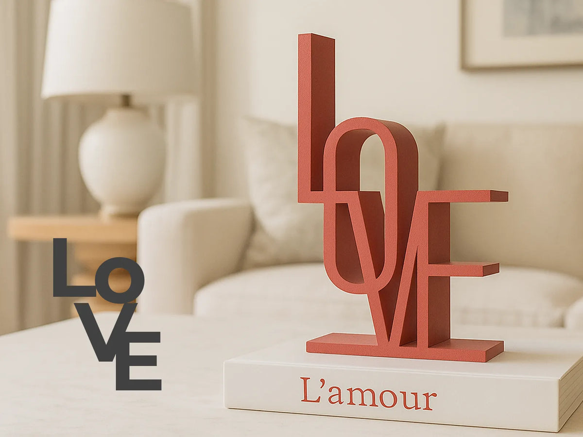 3D Printed LOVE Logo Decoration