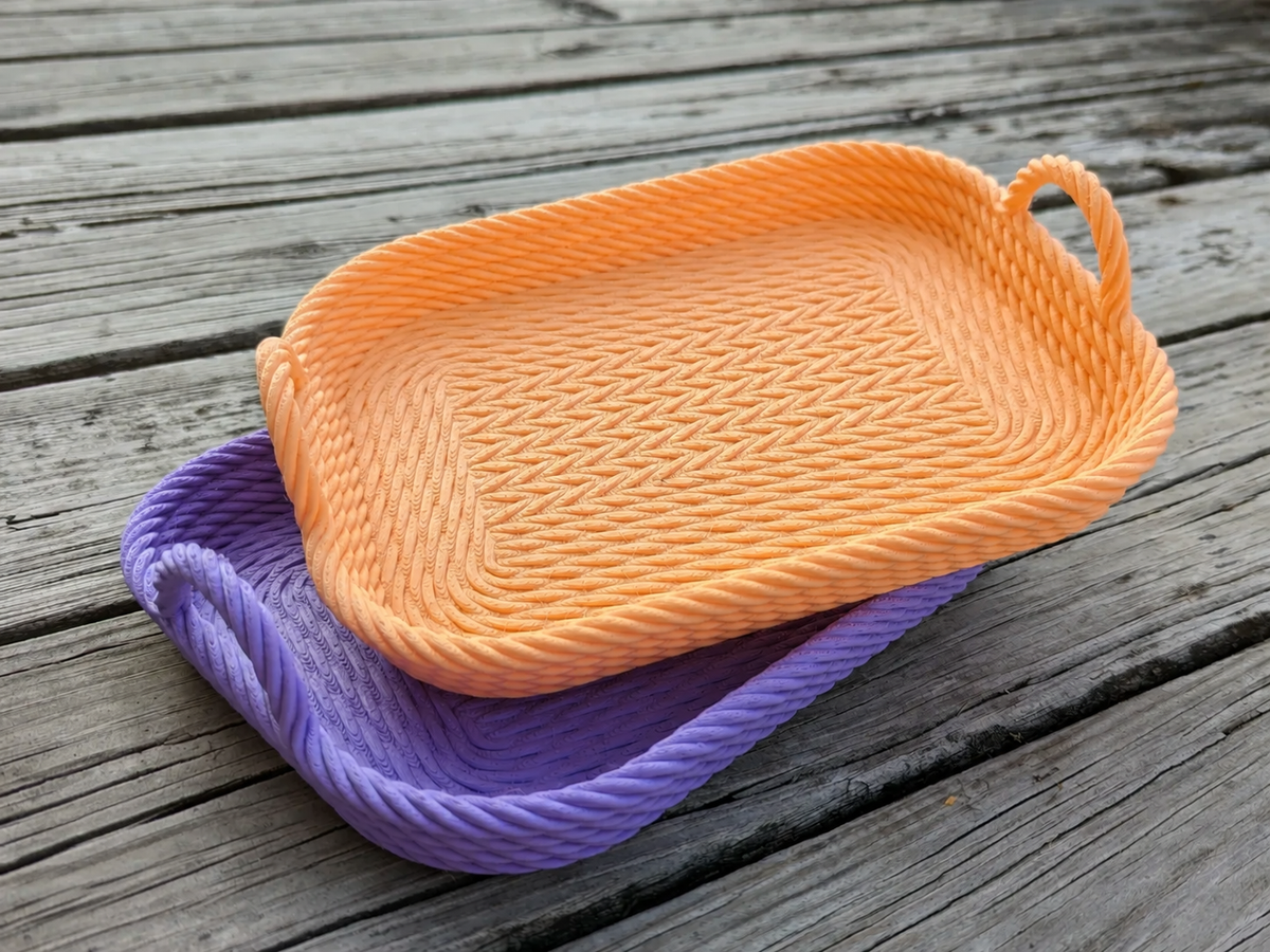 3D Printed Rope-Texture Tray