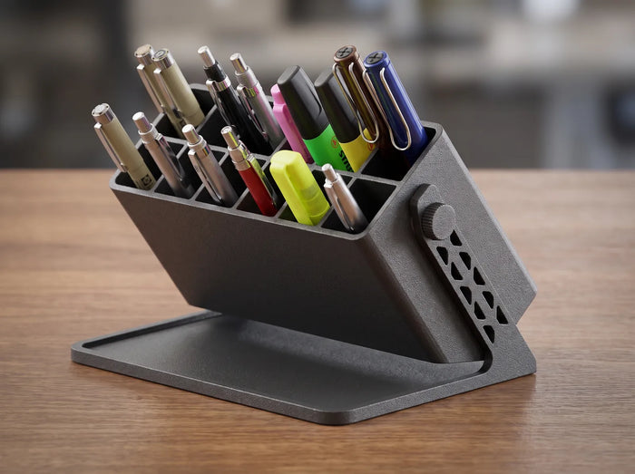 3D Printed Adjustable Desktop Pen & Tool Organizer