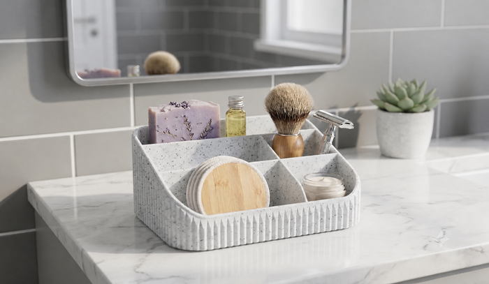 3D Printed Bathroom Counter Organizer